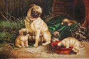 unknow artist Dogs 028 oil painting on canvas